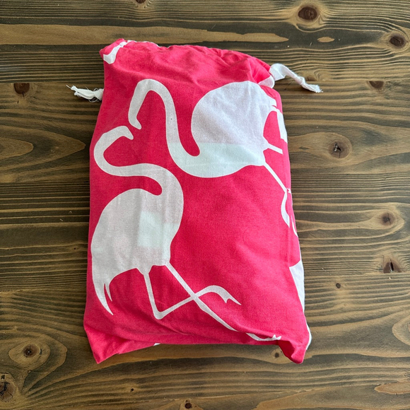 Beach Road Beach Sheet One Size Pink Flamingo Print - Picture 3 of 4